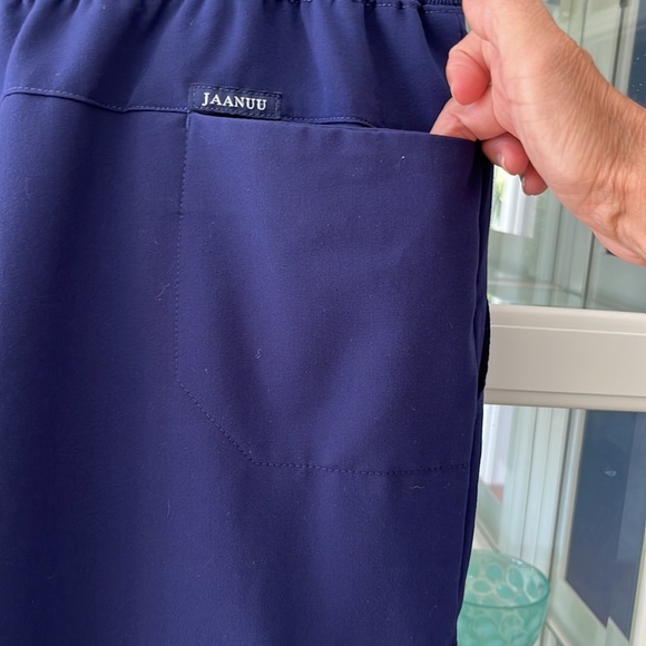 Jaanuu Men's Solution 6-Pocket Scrub Pants  in Navy Blue Size‎ 2X/XXL - Picture 9 of 14